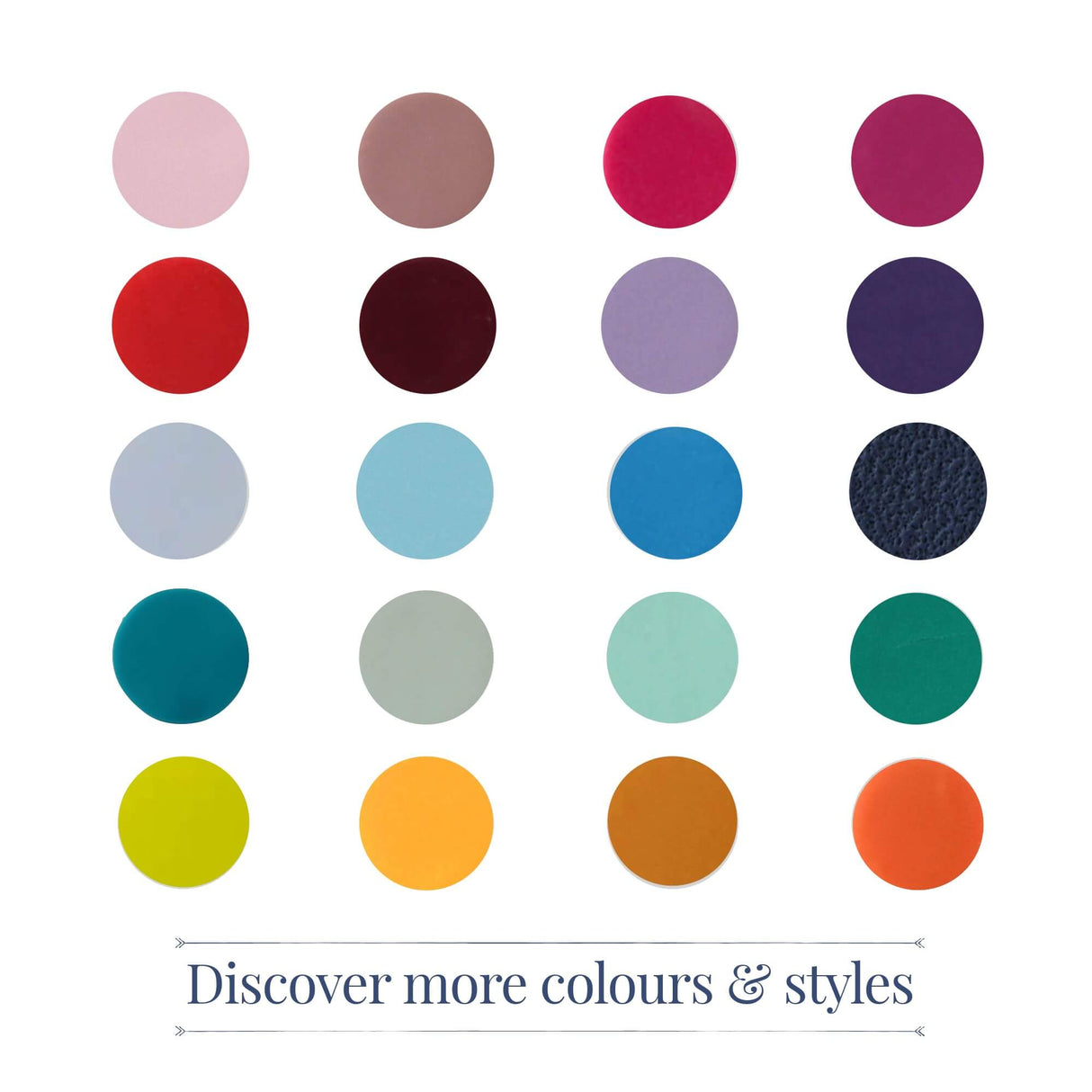 handmade clay stud earring colours available at lottie of london jewellery