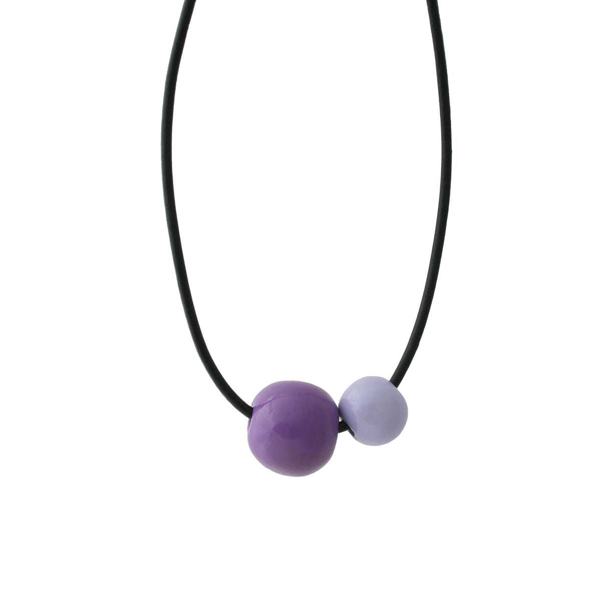Purple Chunky Bead Necklace for Women | Unique Statement Jewellery