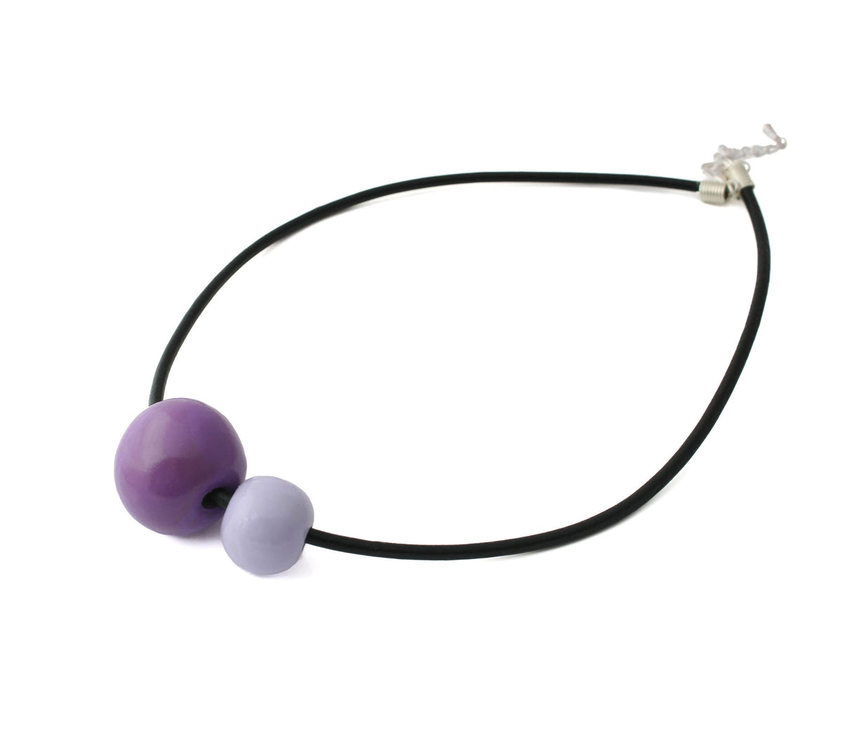 Purple Chunky Bead Necklace for Women | Unique Statement Jewellery