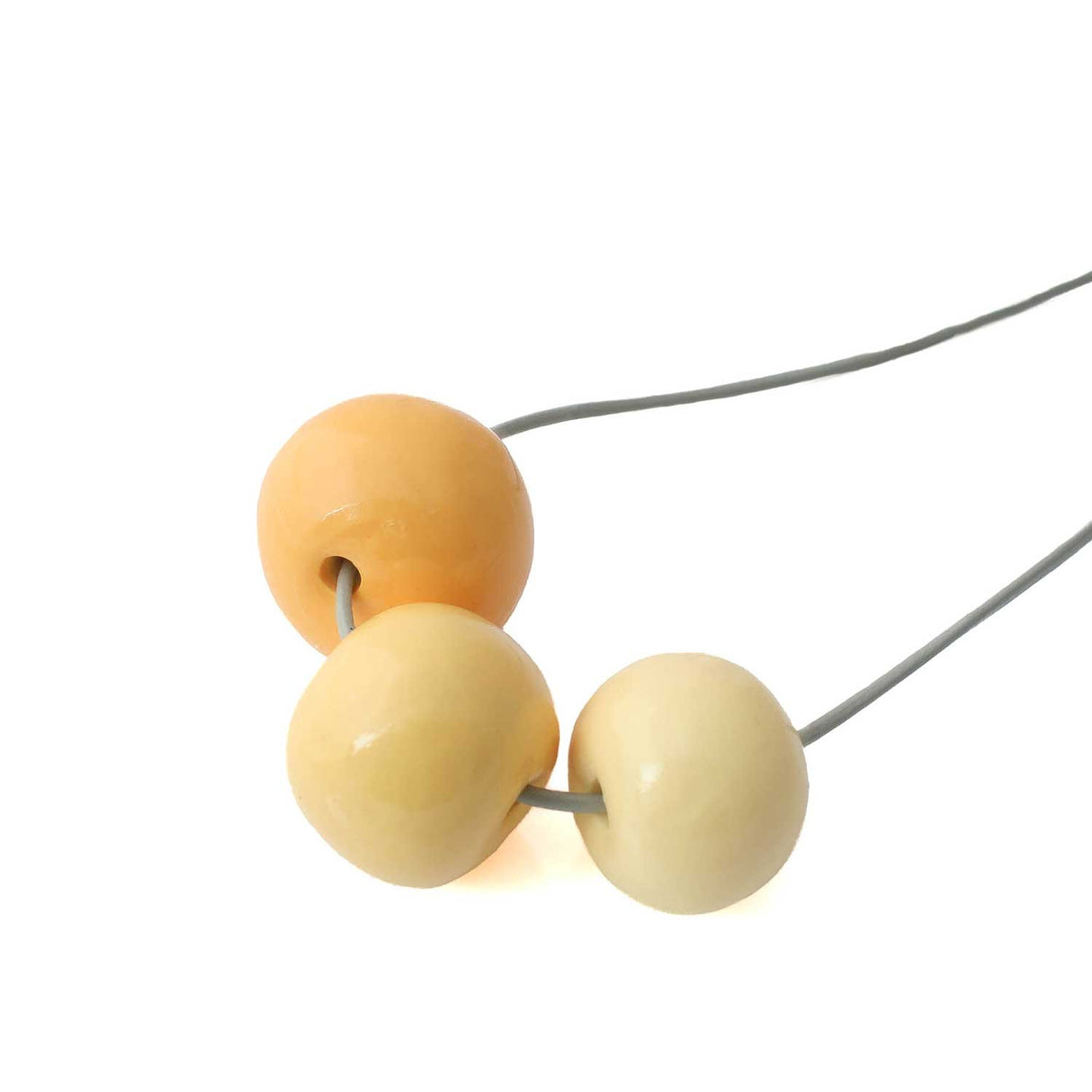 Yellow Chunky Bead Necklace for Women | Unique Statement Jewellery