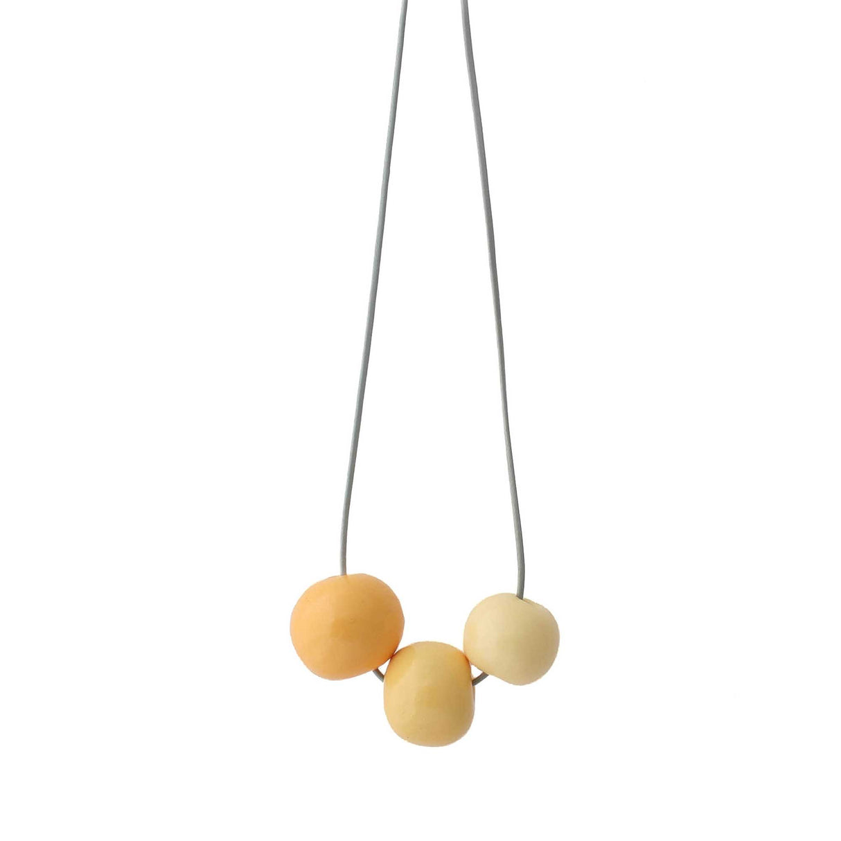 Yellow Chunky Bead Necklace for Women | Unique Statement Jewellery