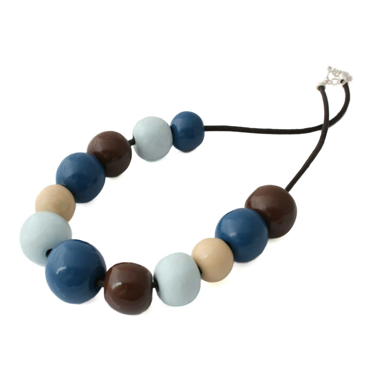 Chunky Statement Necklace for Women in Natural Hues