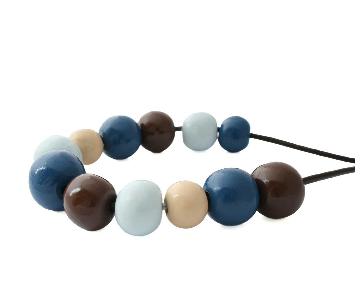 Chunky Statement Necklace for Women in Natural Hues