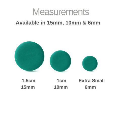 Emerald Green Stud Earrings for Women | Minimalist Clay Jewellery