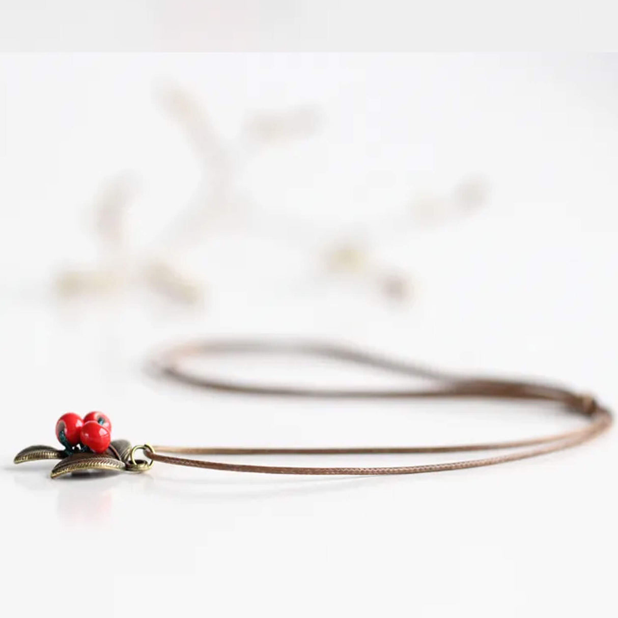 Boho Berry Bead Necklace | Bohemian Ceramic Jewellery