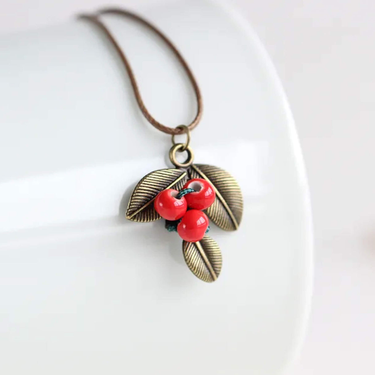 Boho Berry Bead Necklace | Bohemian Ceramic Jewellery