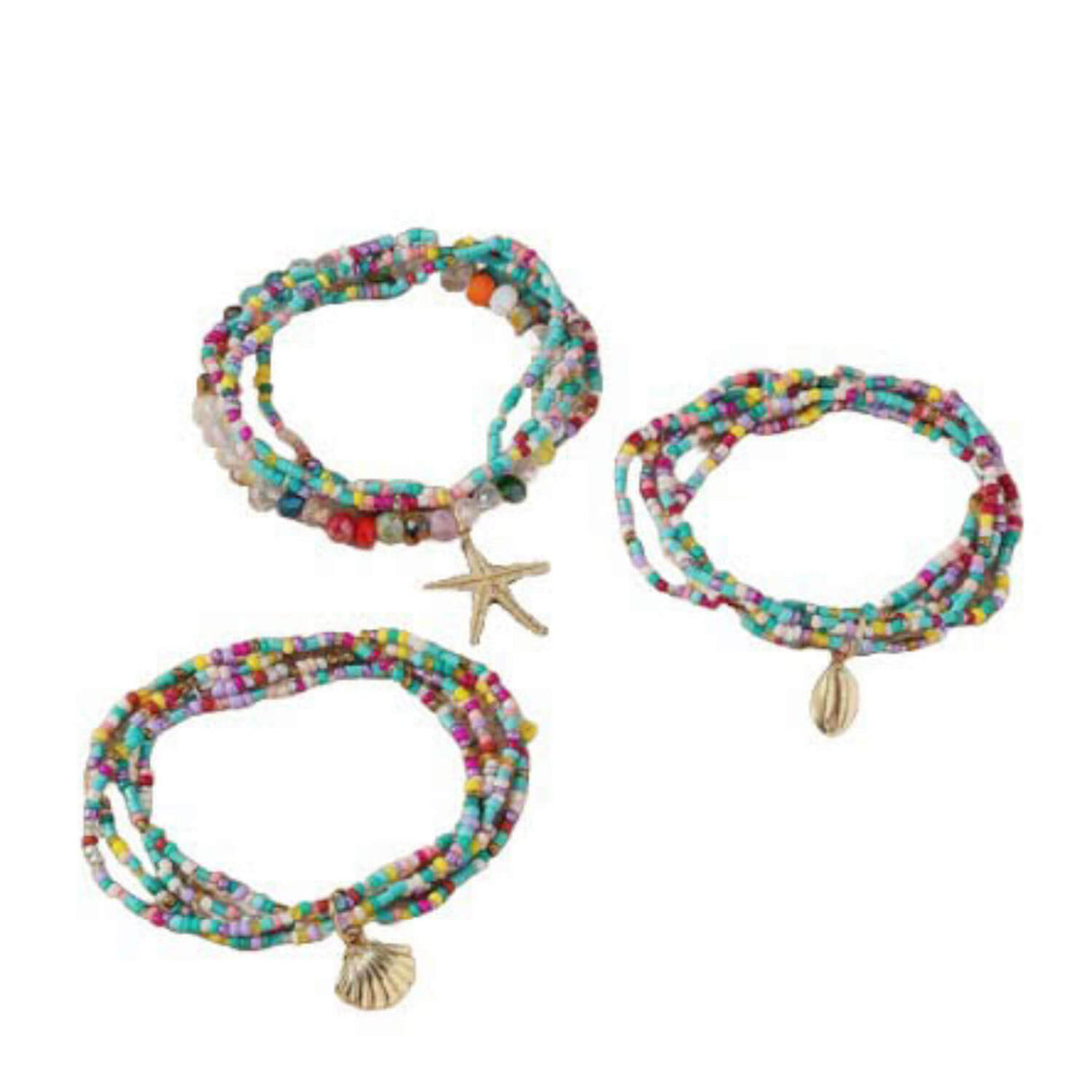 Turquoise Boho Bracelet – Colourful Stacking Jewellery