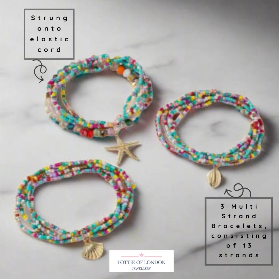 Turquoise Boho Bracelet – Colourful Stacking Jewellery