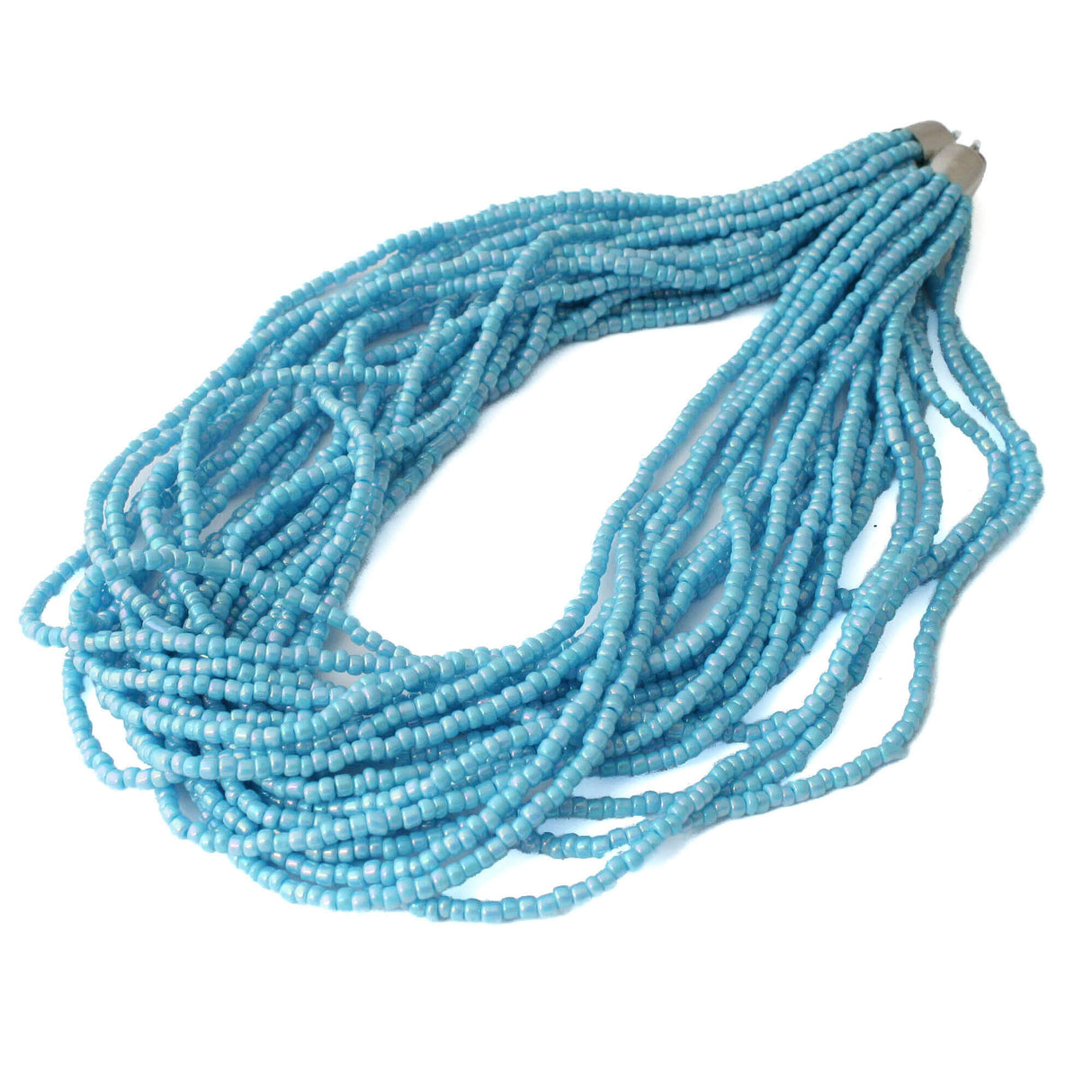 Turquoise Blue Multi-Strand Statement Necklace - Colourful Statement Jewellery