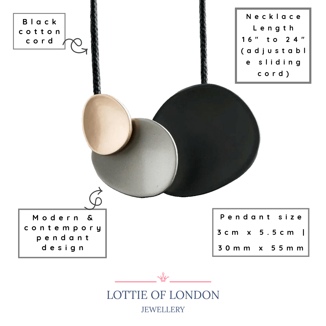 Contemporary Abstract Pendant Necklace for Women