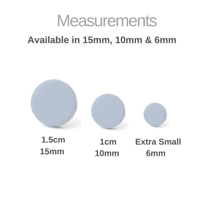 Stud Earrings for Women in Pale Blue | Colourful Clay Jewellery