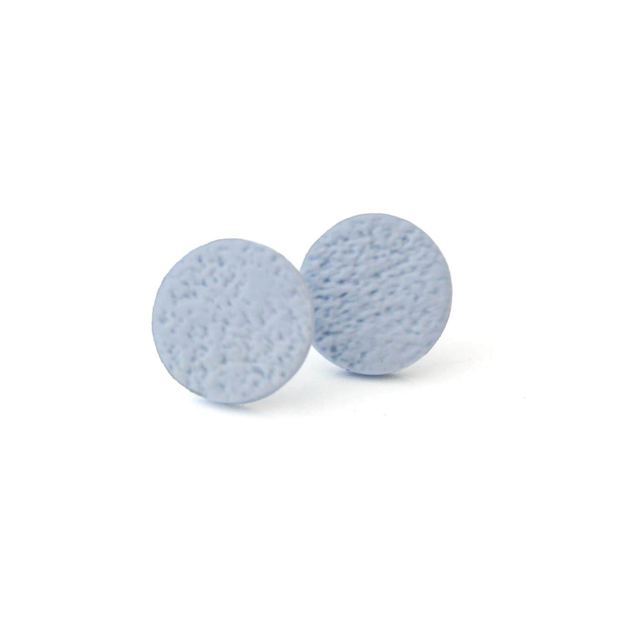 Stud Earrings for Women in Pale Blue | Colourful Clay Jewellery