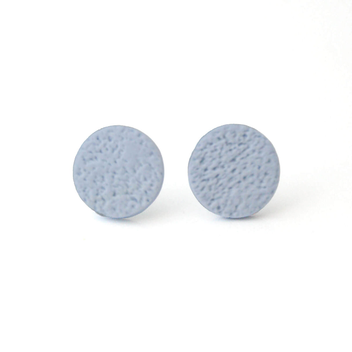 Stud Earrings for Women in Pale Blue | Colourful Clay Jewellery