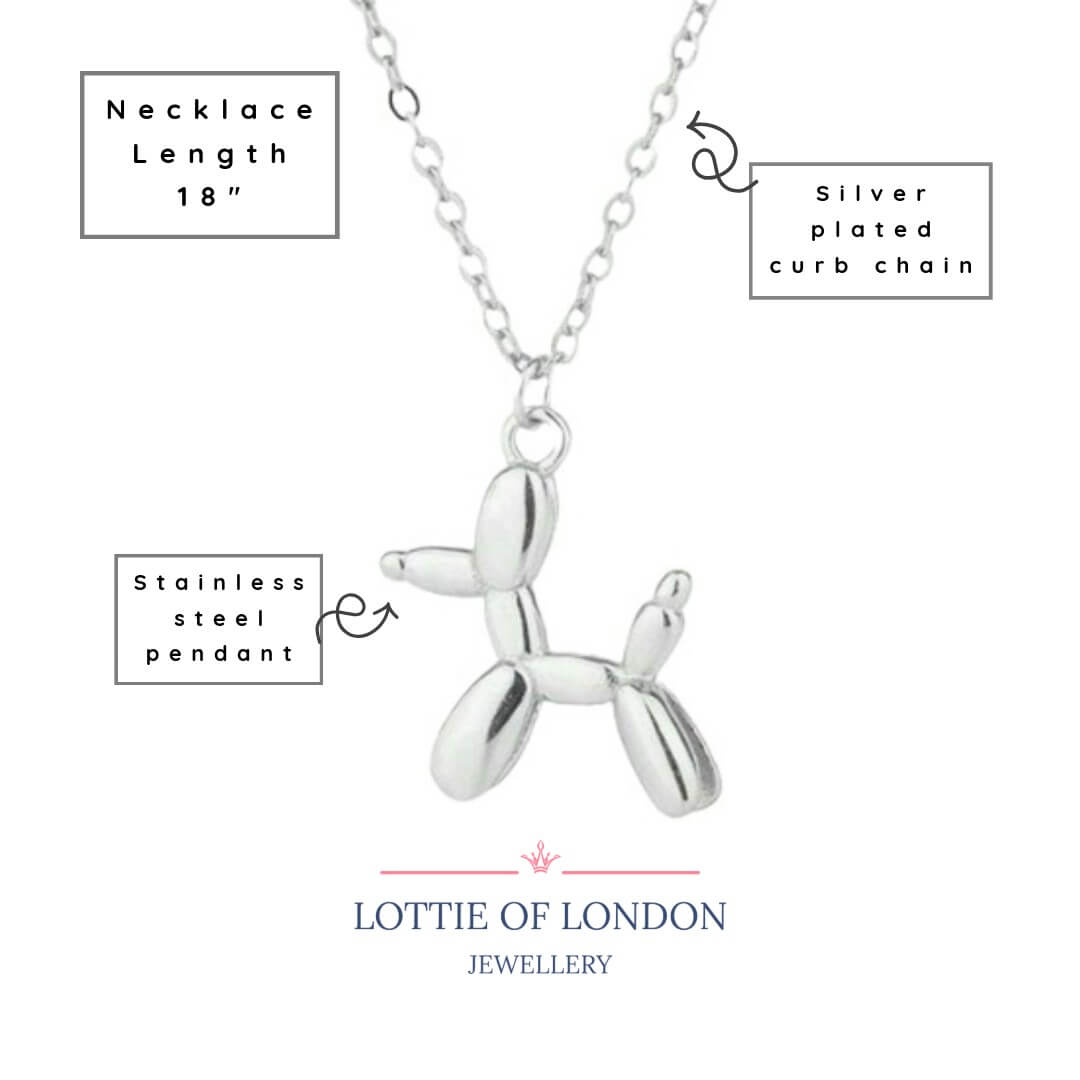 Balloon Dog Pendant Necklace – Unique and Fun Gifts for Her
