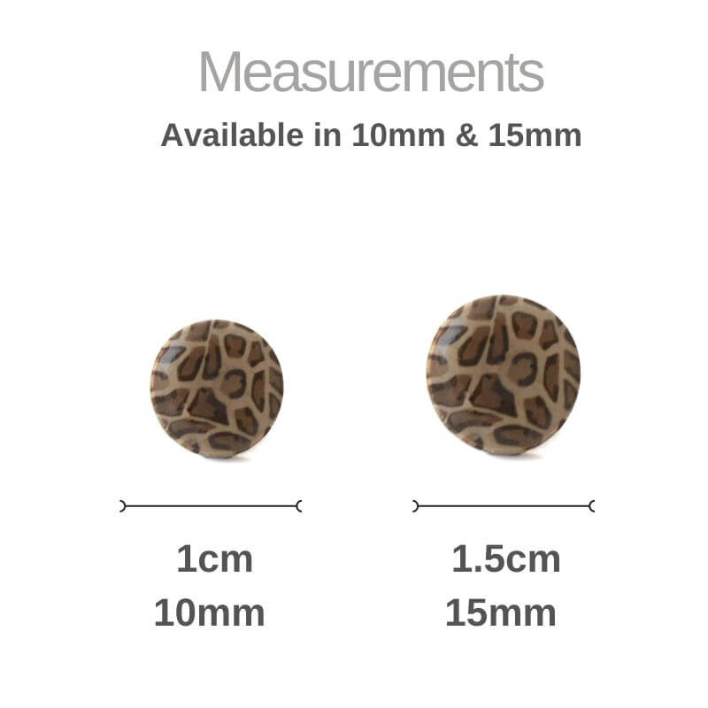 Leopard Print Stud Earrings for Women | Mix & Match