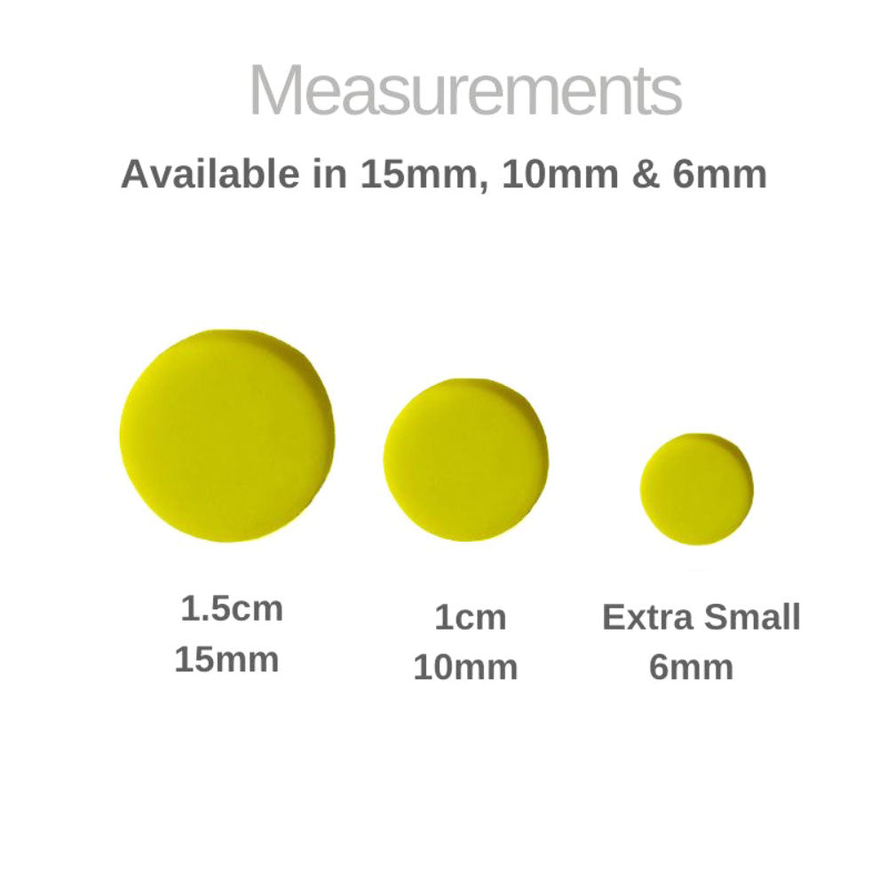 Bright Yellow Stud Earrings for Women | Minimalist Clay Jewellery