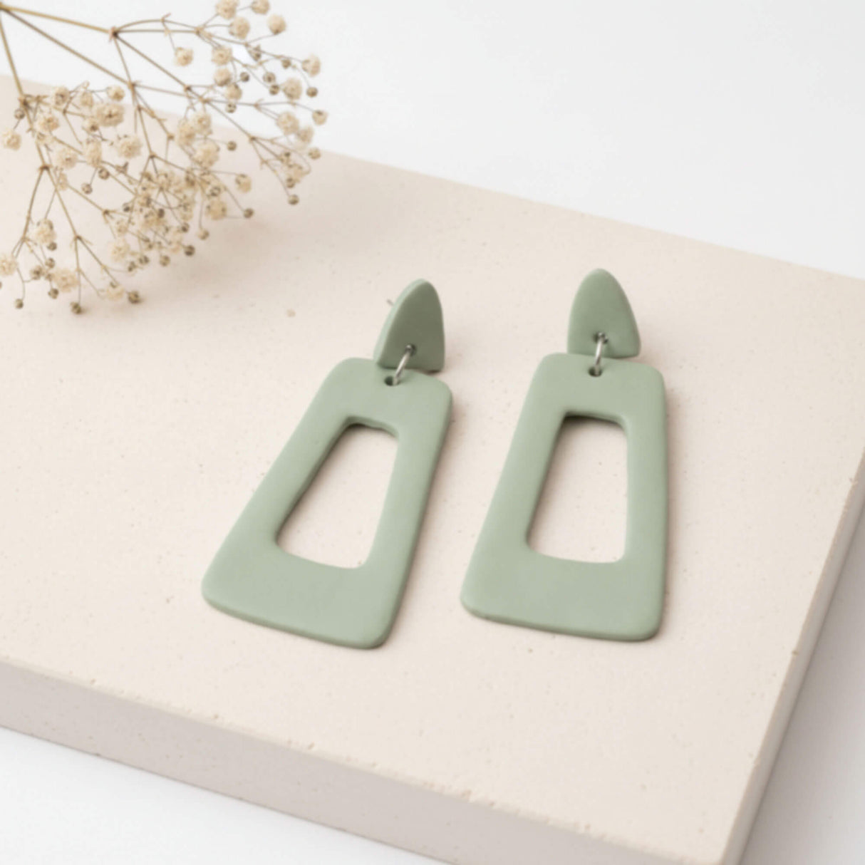 Geometric Drop Earrings | Modern Statement Earrings