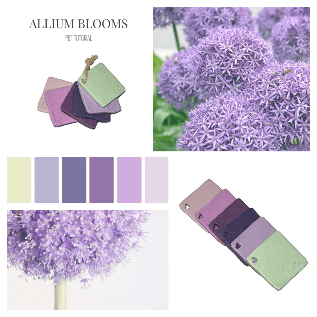 Polymer clay tutorials for colour mixing | Colour Palette Recipes