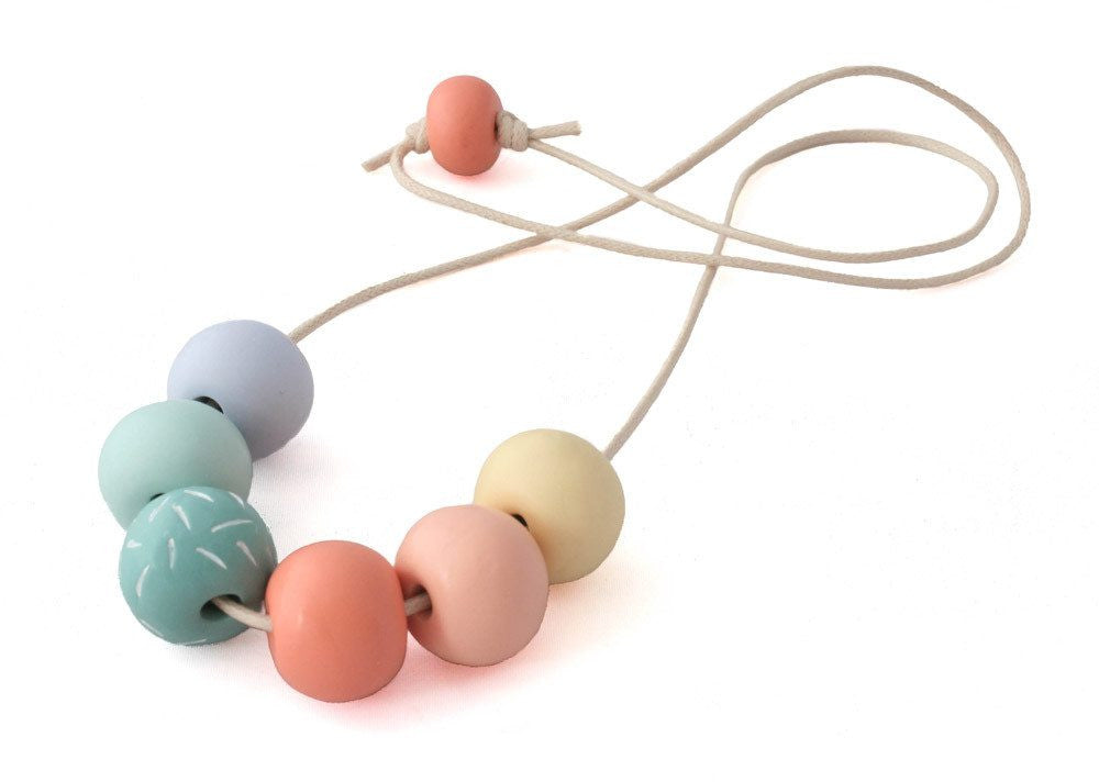 Adjustable Long Bead Necklace - Lottie Of London Jewellery