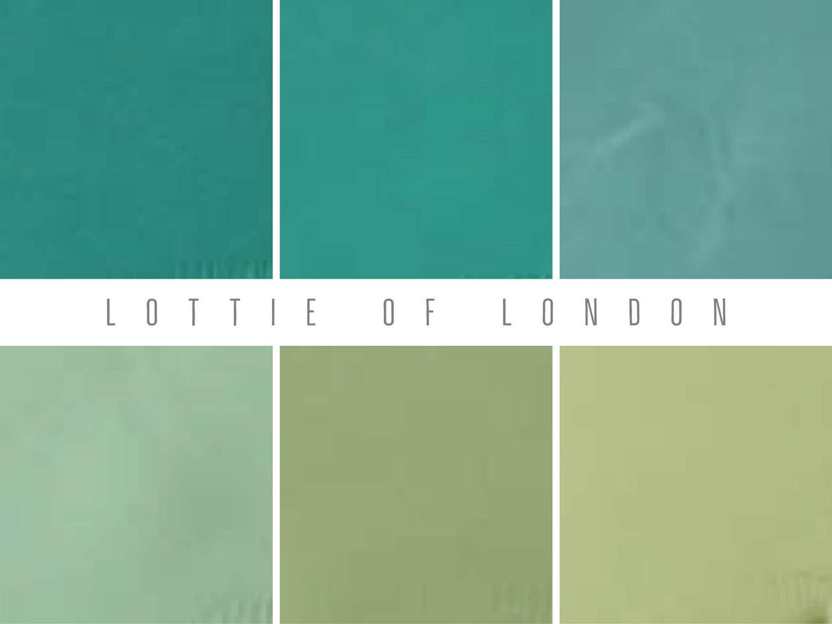 Polymer clay tutorials for colour mixing | Green Colour Palette