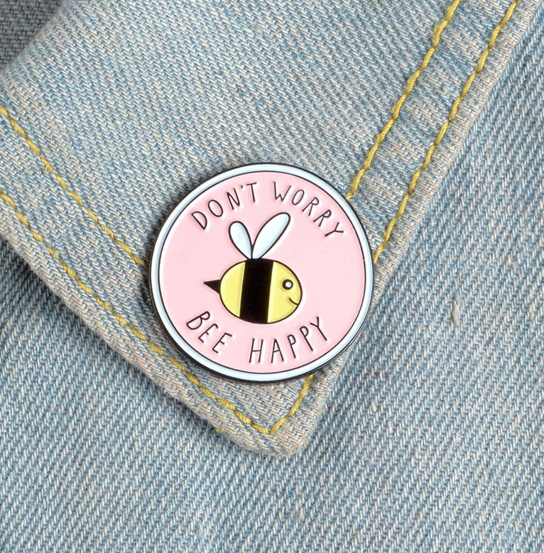 Enamel Pins Positive Fun Quotes Pins at Lottie Of London
