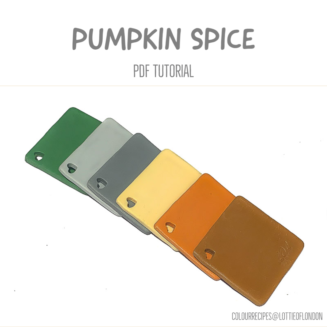 Polymer Clay Tutorial for Colour Mixing Recipes | PDF Tutorials at Lottie Of London