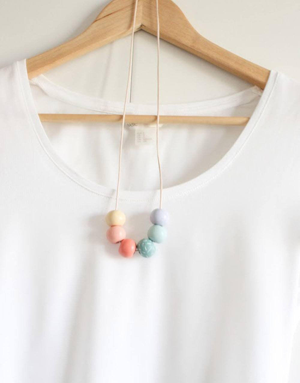 Adjustable Long Bead Necklace - Lottie Of London Jewellery