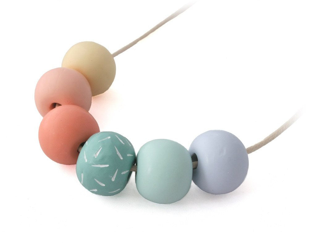 Adjustable Long Bead Necklace - Lottie Of London Jewellery