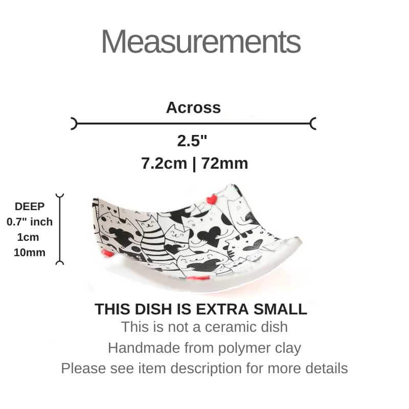 ring holder or trinket dish for cat lovers