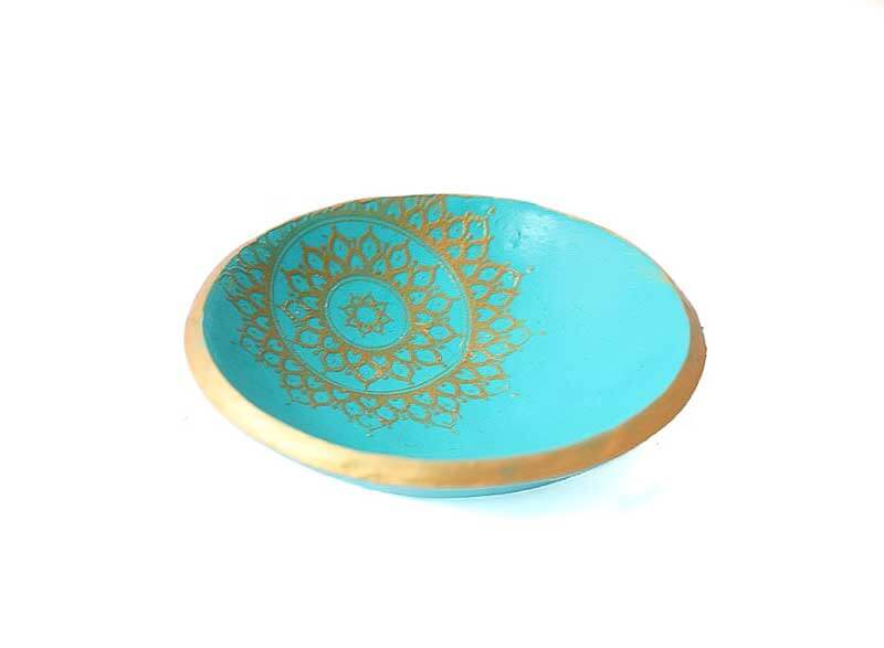 Small Ring Dish or Trinket Holder | Mandala Design