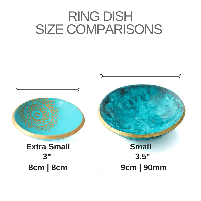 Small Ring Dish or Trinket Holder | Mandala Design