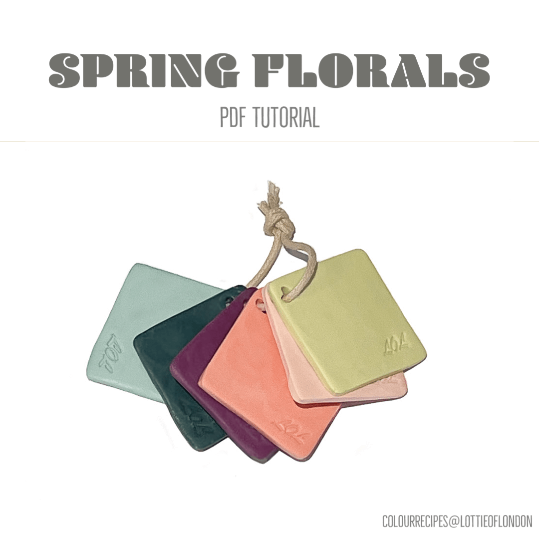 Polymer clay tutorials for colour mixing | Colour Palette Recipes