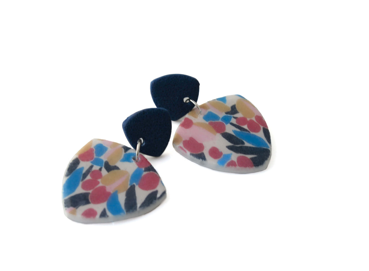 Statement Drop Earrings for Women in Abstract Design | Limited Edition