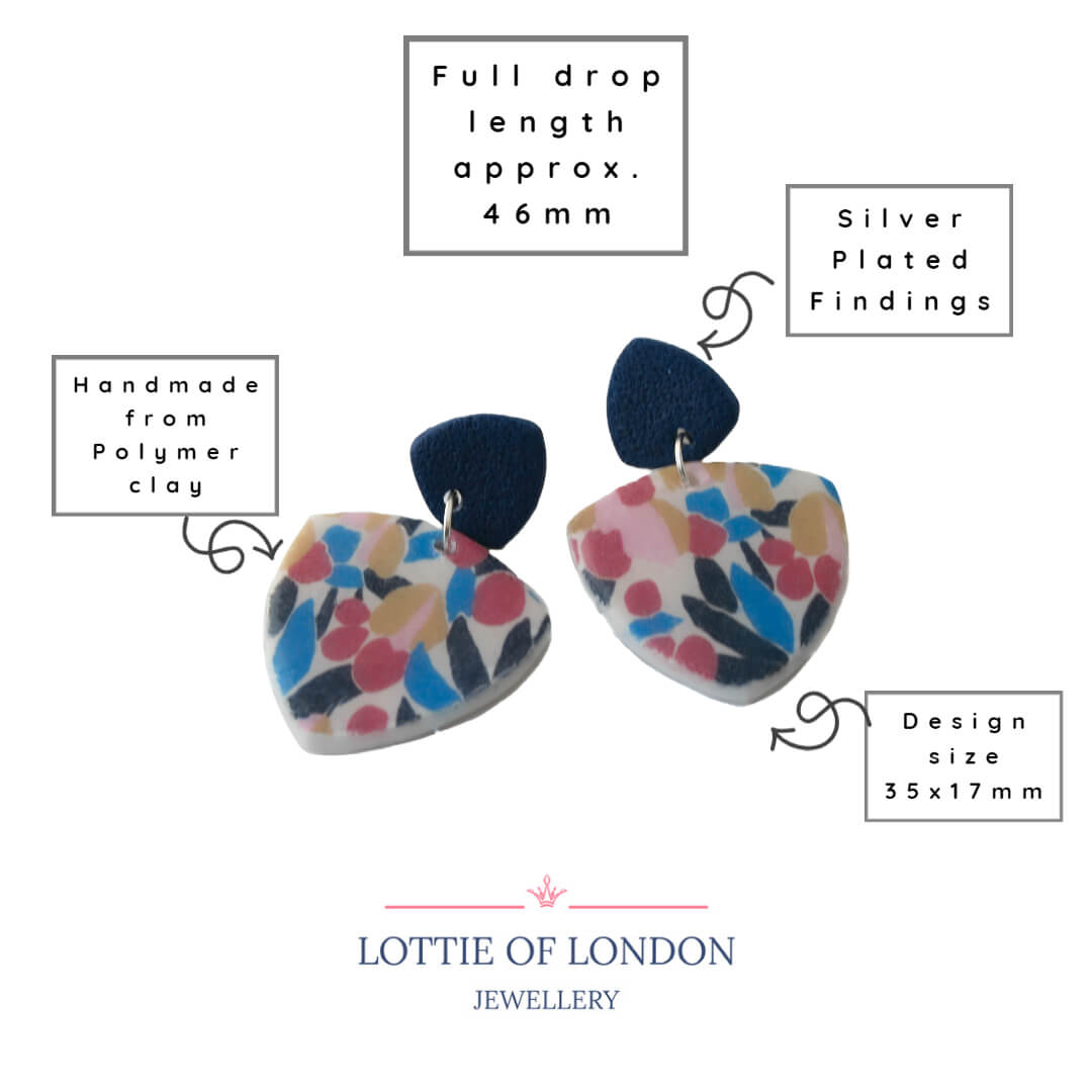 Statement Drop Earrings for Women in Abstract Design | Limited Edition