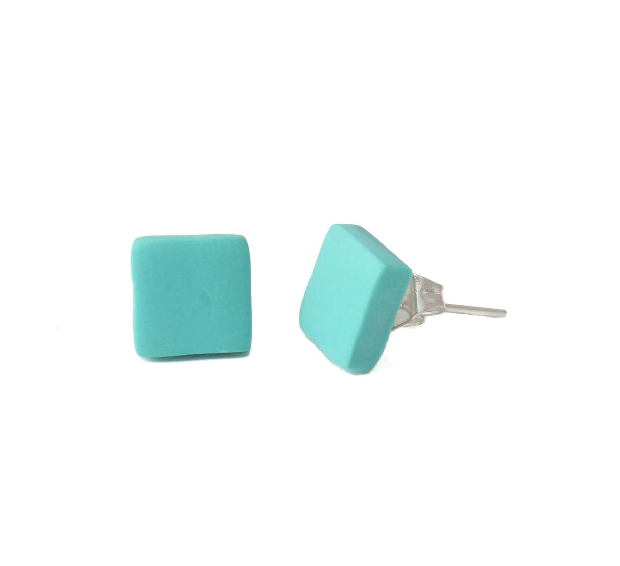 Turquoise Blue Stud Earrings for Women