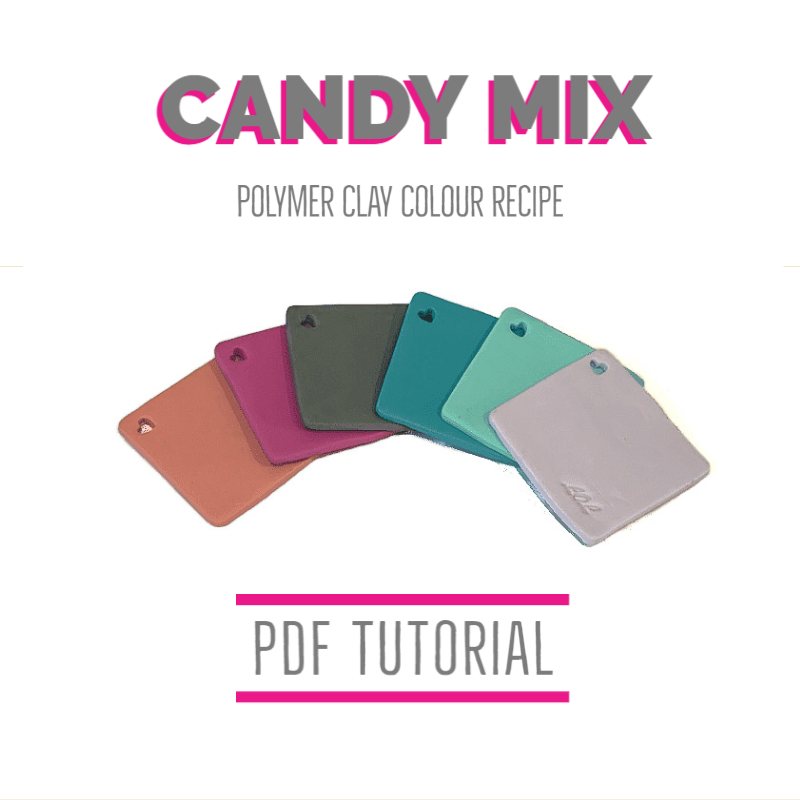 Polymer clay tutorials for colour mixing | Colour Palette