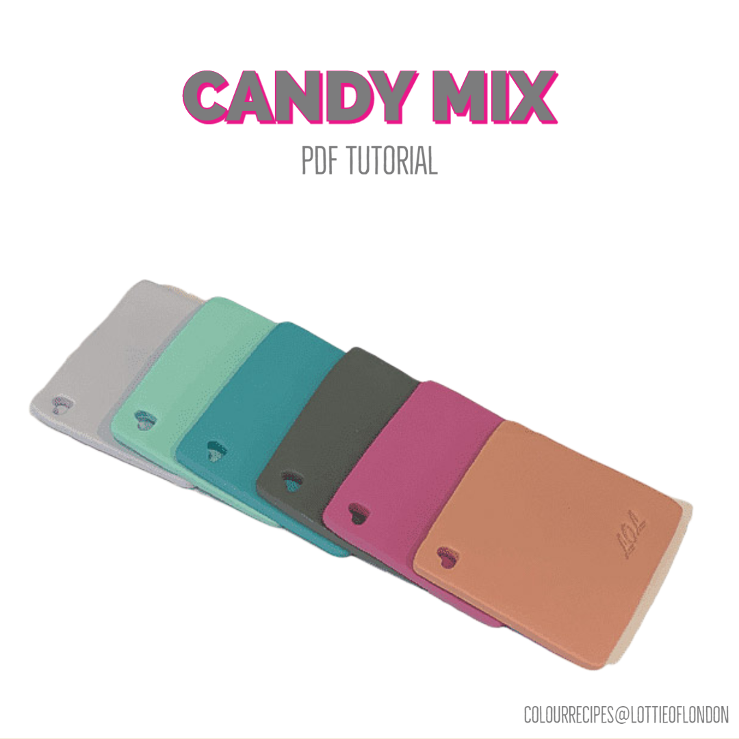 Polymer Clay Colour Mixing Recipes | PDF Tutorials from Lottie Of London