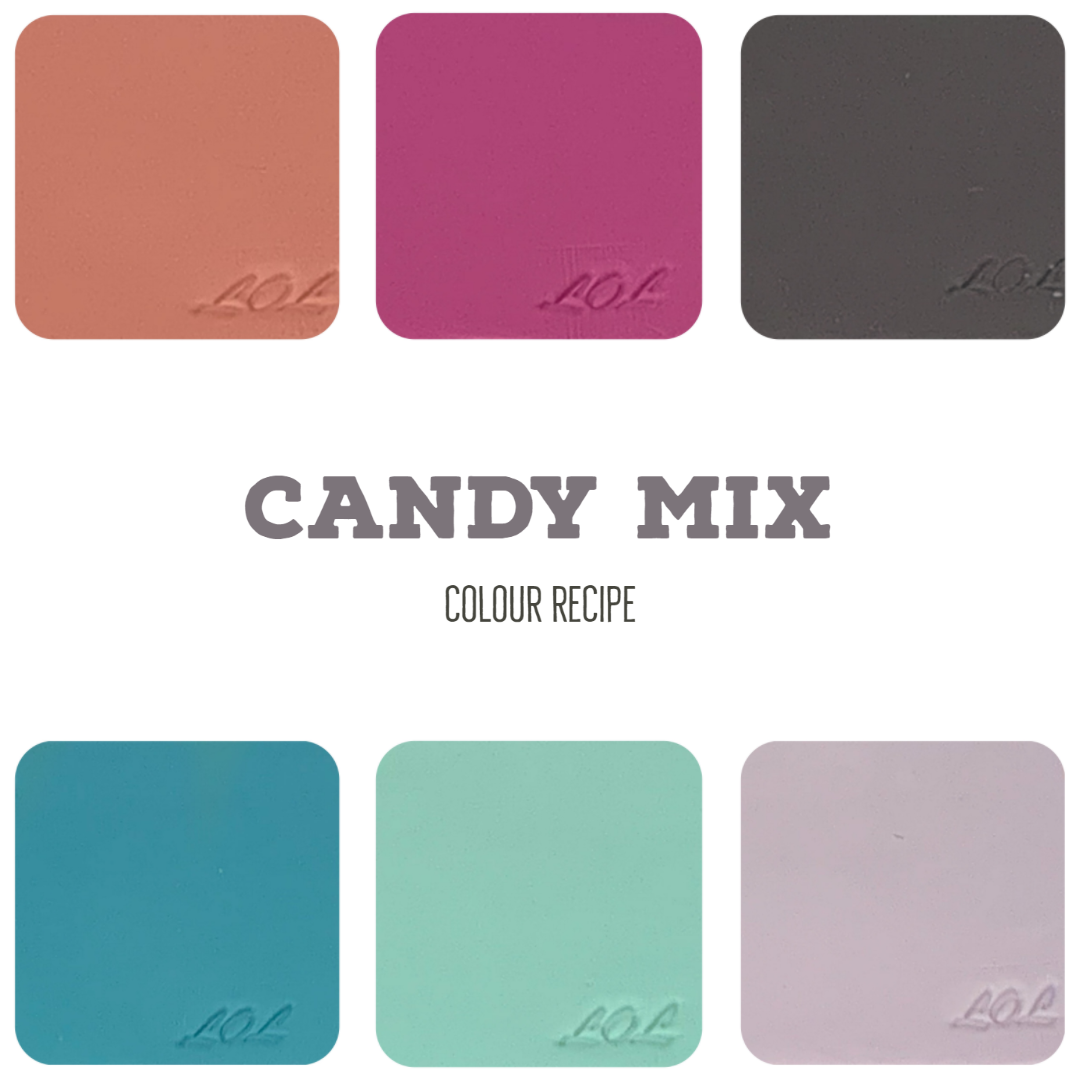 Polymer clay tutorials for colour mixing | Colour Palette Recipes