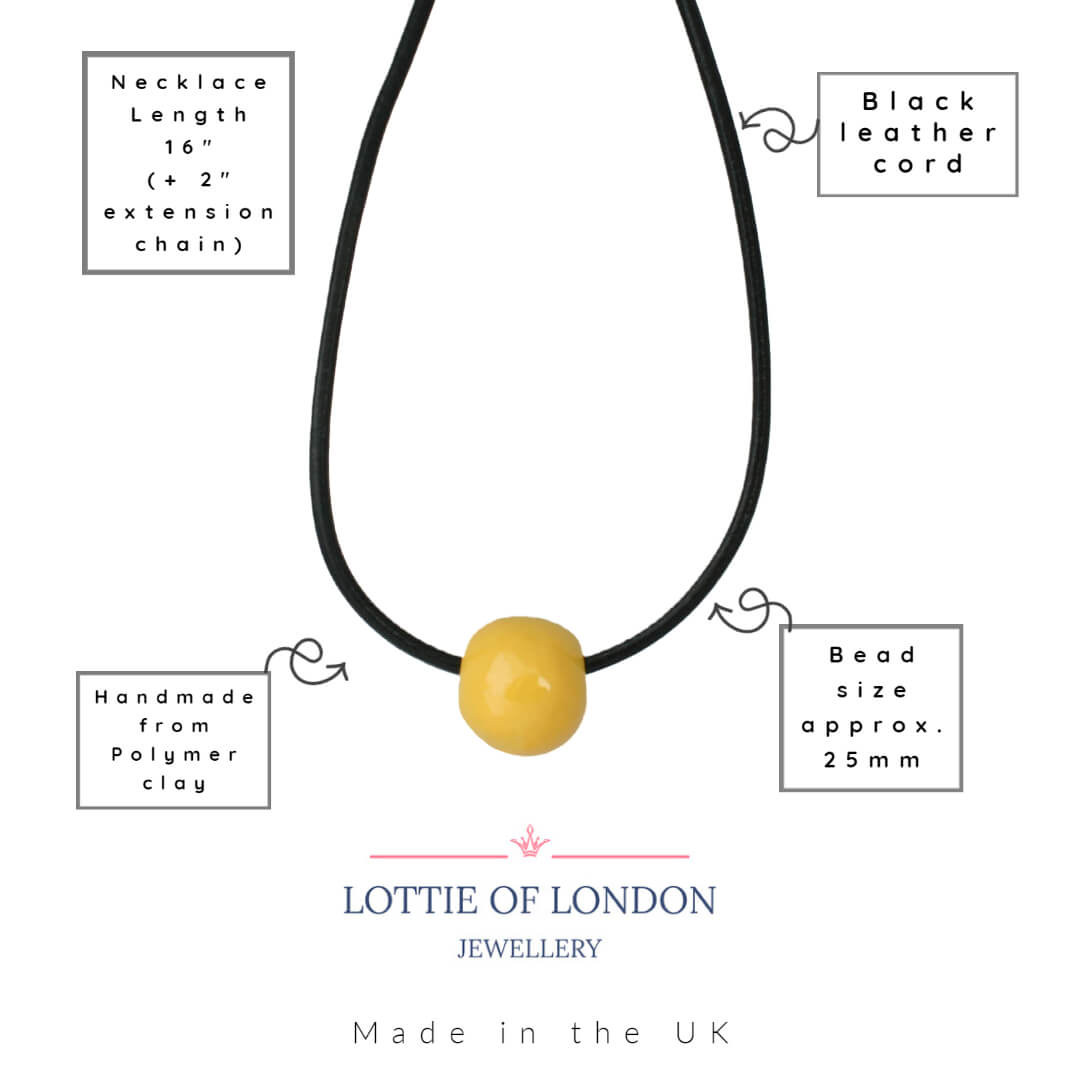 Chunky Bead Necklace for Women - Minimalist Statement Jewellery