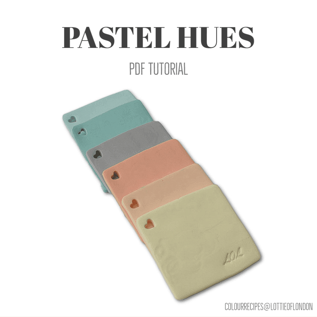 Polymer clay tutorials for colour mixing | Colour Palette Recipes