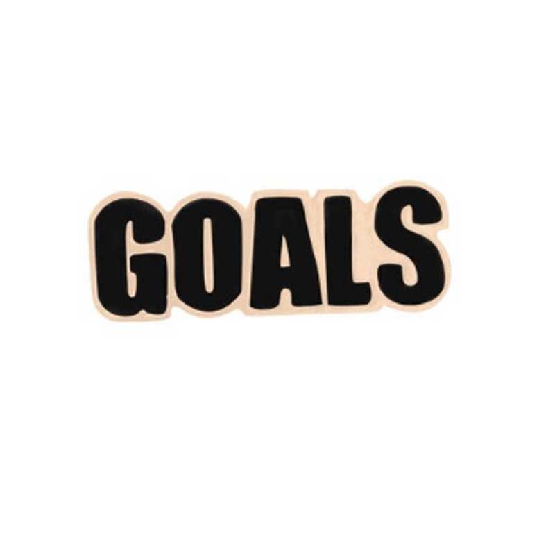 Enamel Goals Statement Pin - Lottie Of London Jewellery