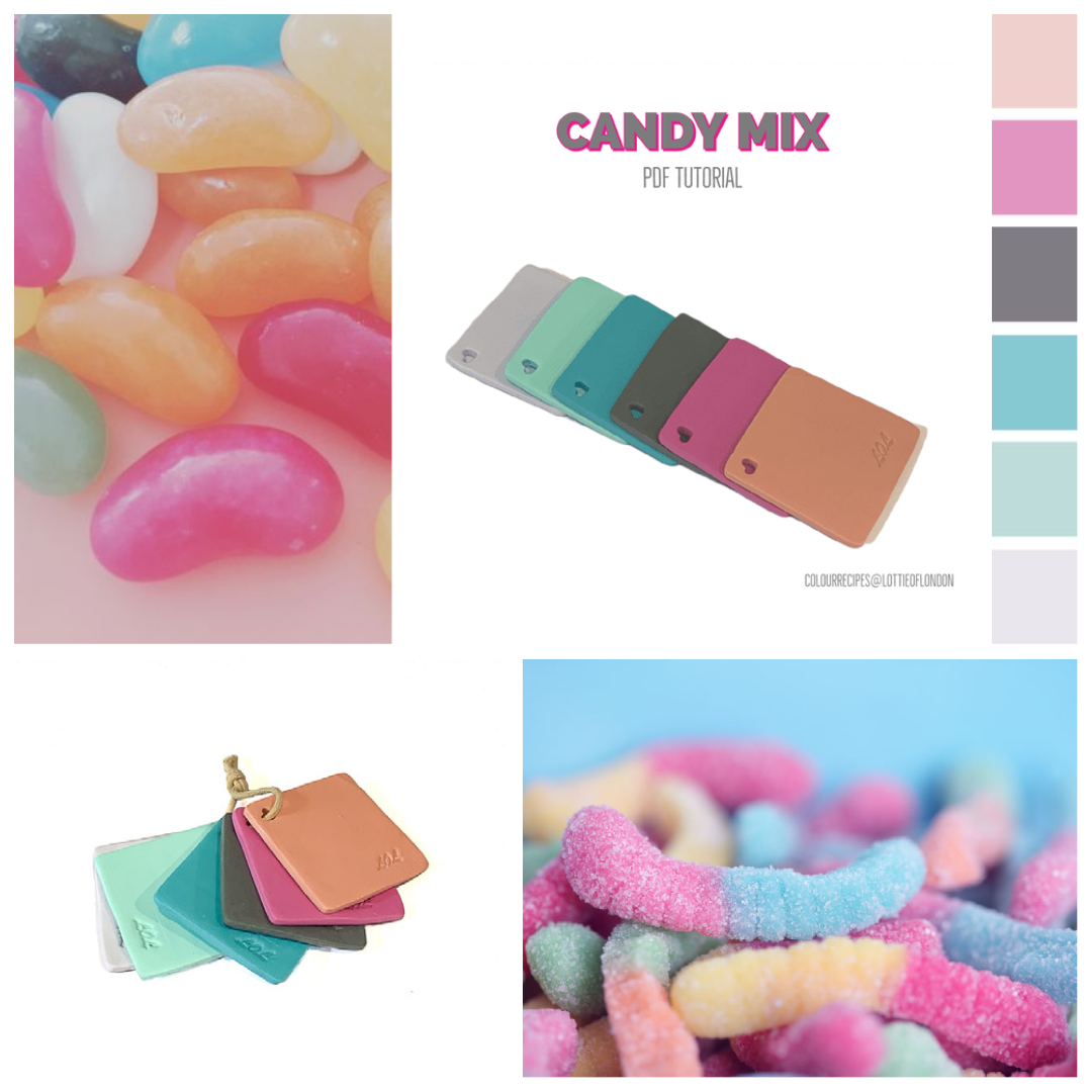 Colour Mixing Tutorial for Polymer Clay Recipes