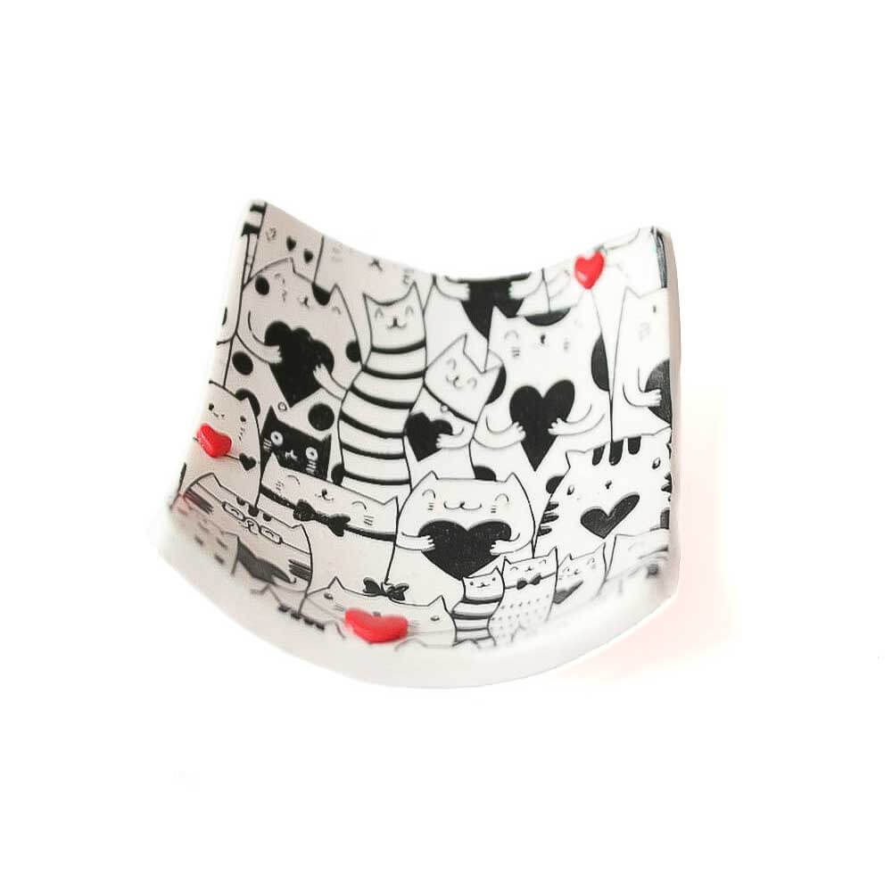 ring holder or trinket dish for cat lovers