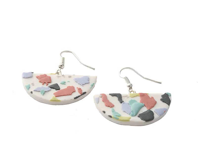 semi circle earrings for women