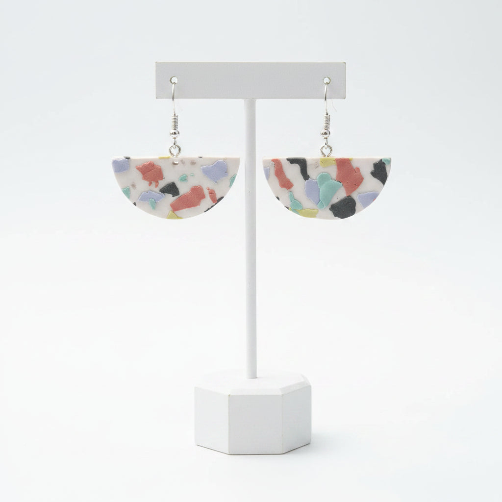 semi circle earrings for women