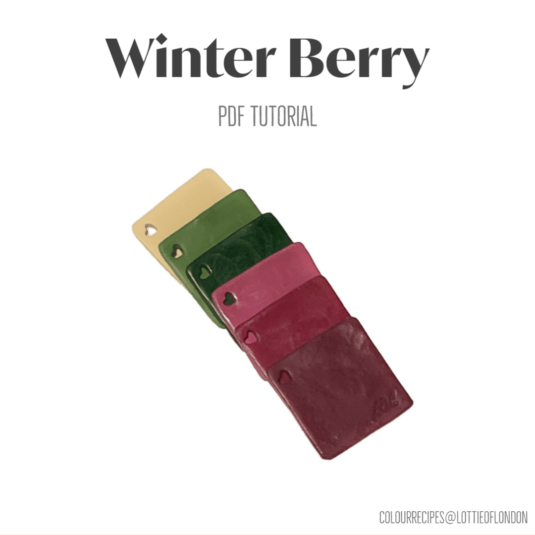 Polymer Clay Tutorial for Colour Mixing Recipes | PDF Tutorials at Lottie Of London