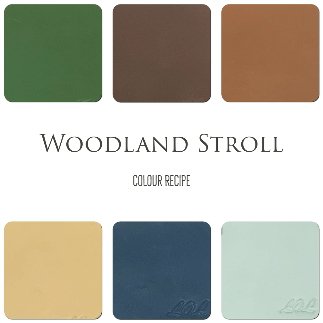 Polymer clay colour recipes | Colour Mixing Palette Tutorials