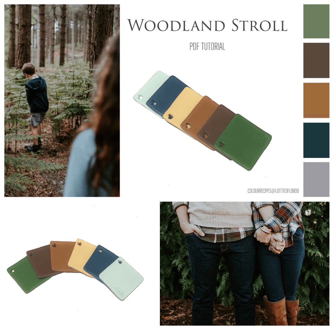 Polymer clay tutorials for colour mixing | Colour Palette