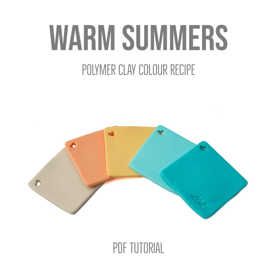 Polymer Clay tutorials for colour palettes | PDF's at Lottie of London