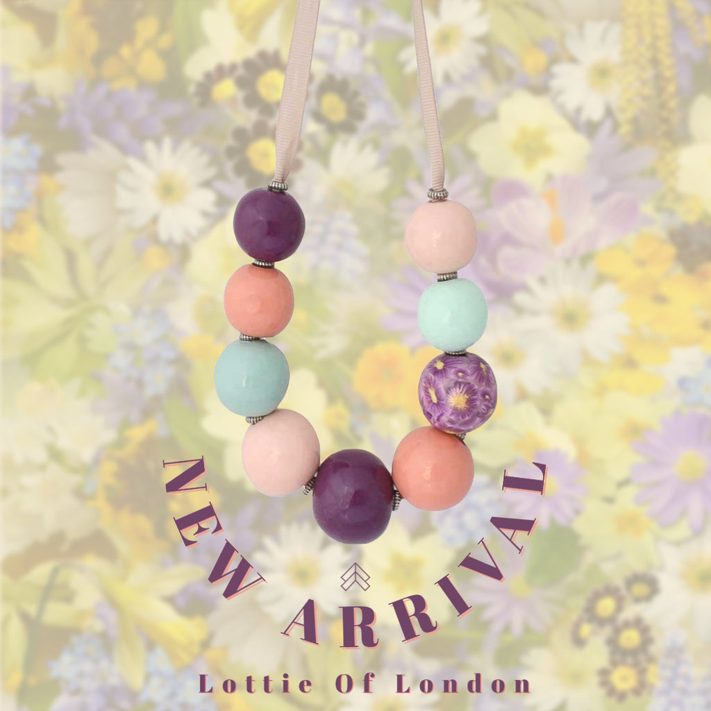 Colourful chunky statement necklace | Lottie Of London Jewellery